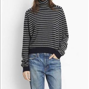 Vince Breton Stripe Cashmere Sweater